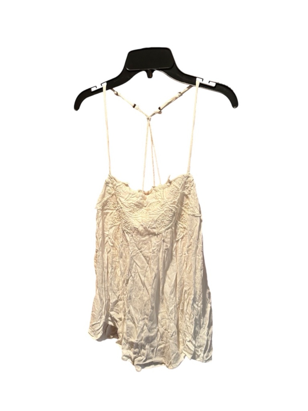 Roxy Embroidered Cami in Marshmallow XL NWT FLAWED